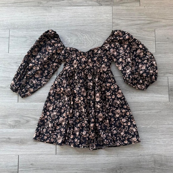 Altard State Mini Floral Ruffled Dress - Picture 3 of 5